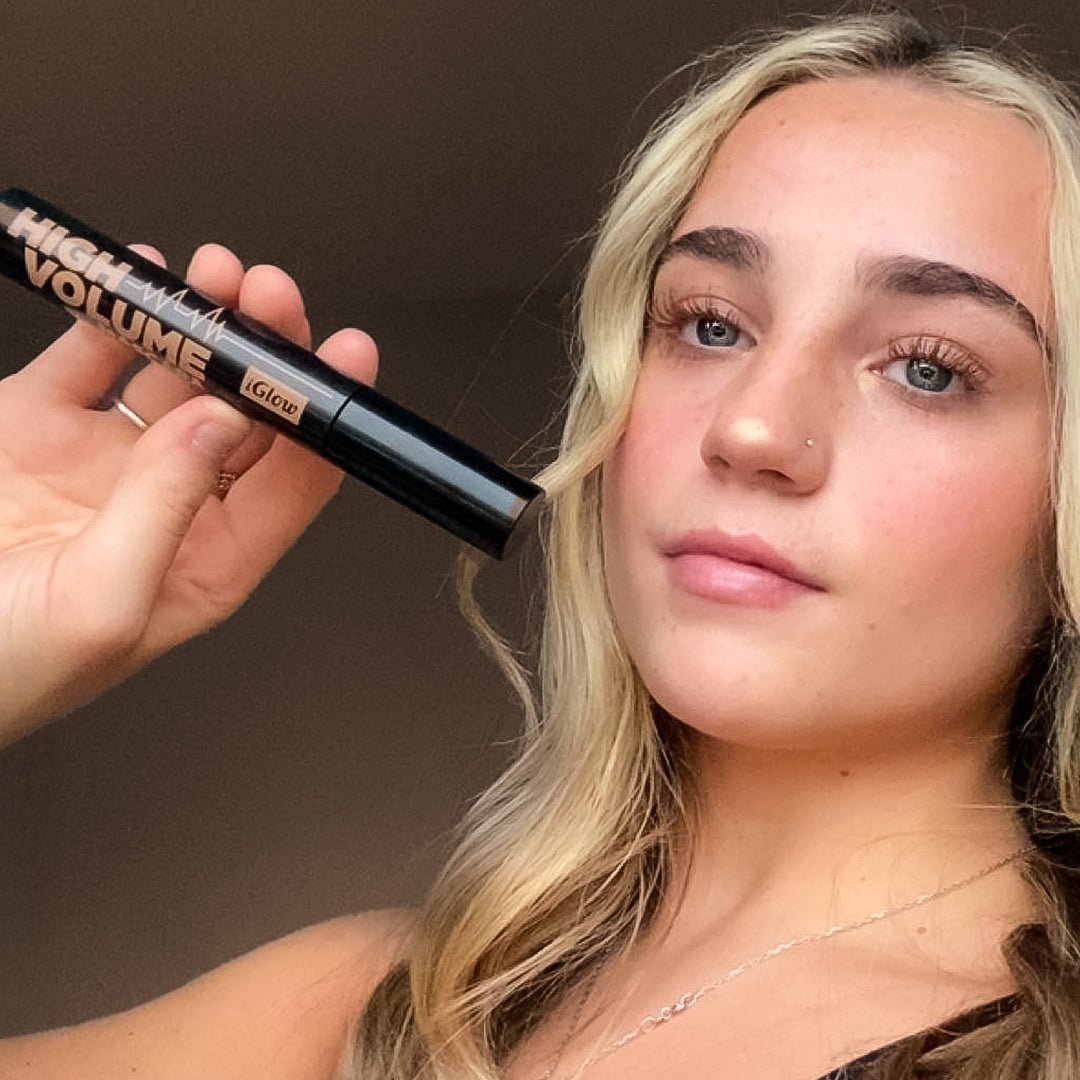 iGlow Lash Serum & High Volume Mascara Kit - Brown - iGlow Cosmetics