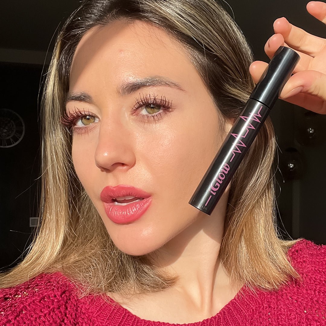 iGlow Lash Serum & High Volume Mascara Kit - Burgundy - iGlow Cosmetics