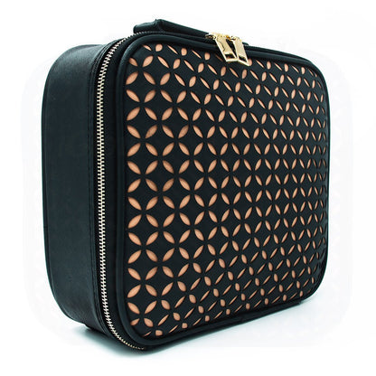 iGlow Big Cosmetic Bag - Black - iGlow Cosmetics