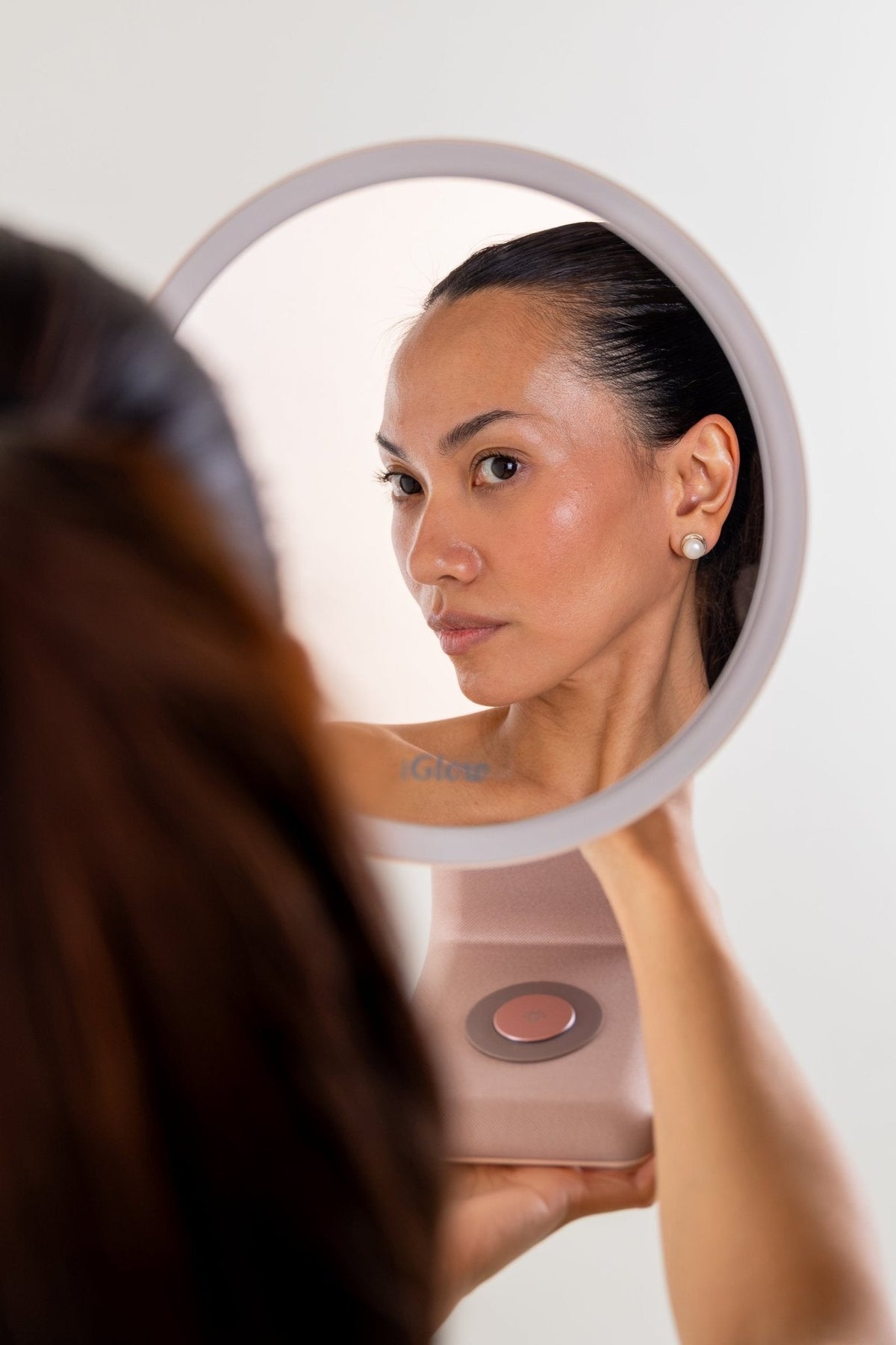 iGlow Halo Pro LED makeup mirror and desk lamp
