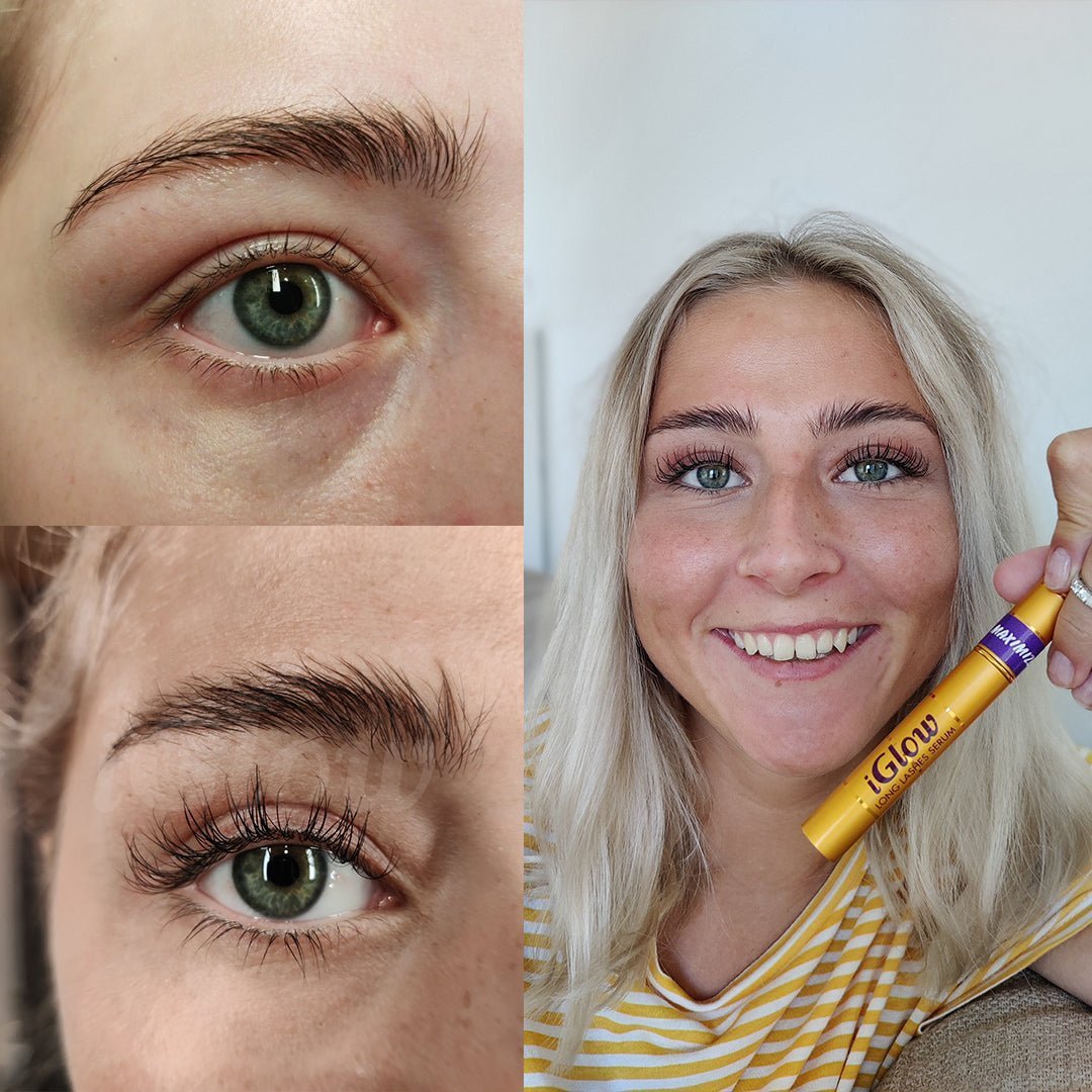 iGlow Lash Maximizer, 3 ml + Brow Maximizer, 4 ml - iGlow Cosmetics