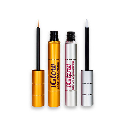 iGlow Lash Maximizer, 3 ml + iGlow Brow Maximizer, 4 ml - iGlow Cosmetics