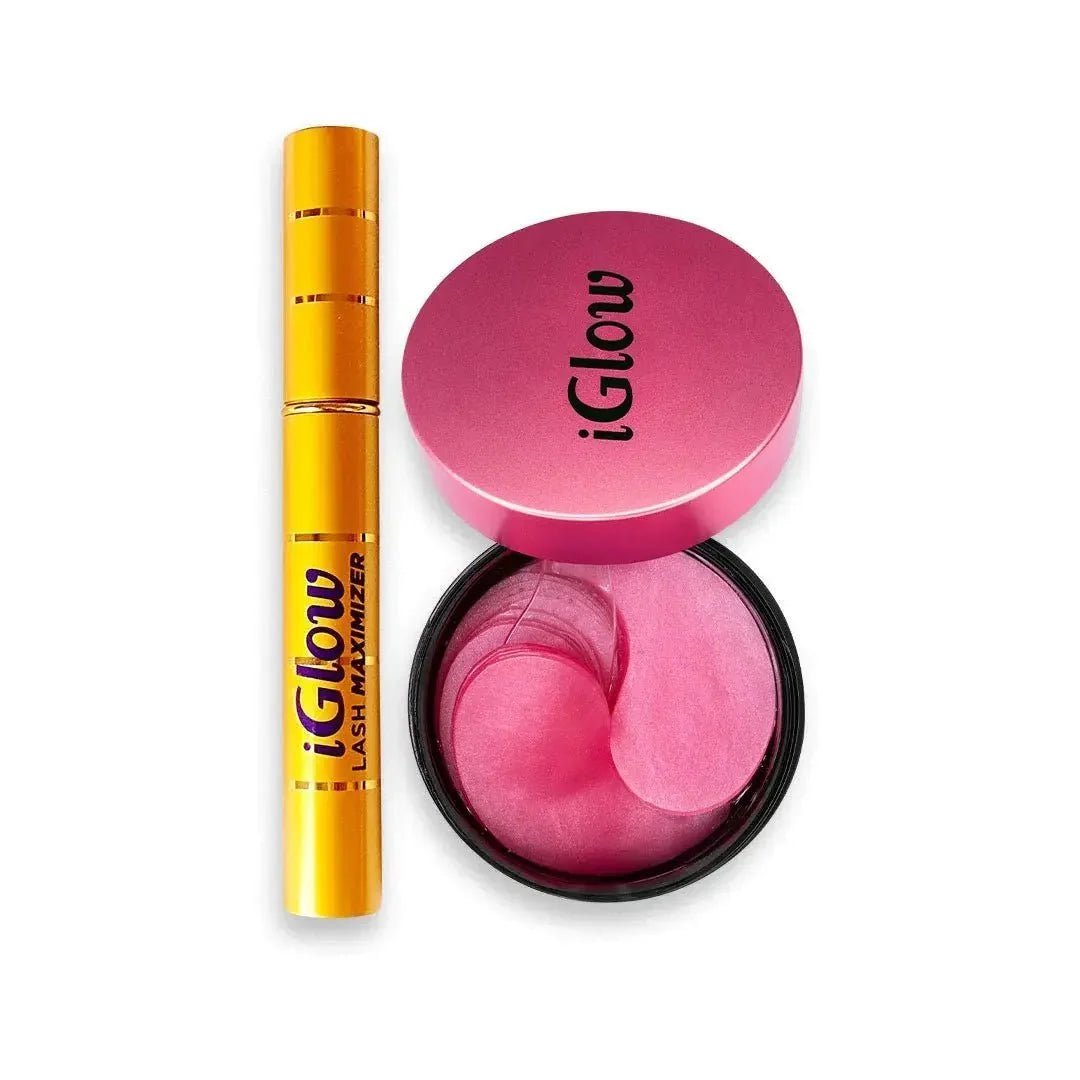 iGlow Lash Maximizer and Raspberry Under-eye Patches - iGlow Cosmetics