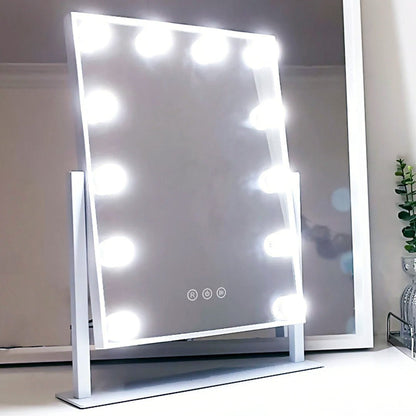 iGlow Makeup Mirror – White - iGlow Cosmetics