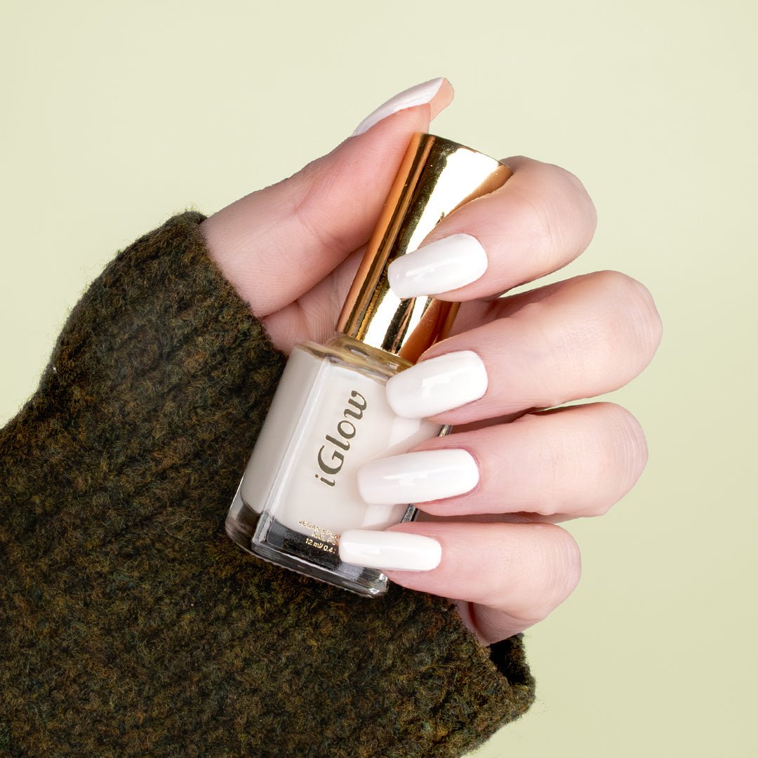 iGlow Nailpolish - Blondie White - iGlow Cosmetics