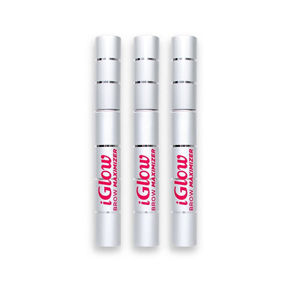 3x iGlow Brow Maximizer - Brow Serum, 4 ml - iGlow Cosmetics
