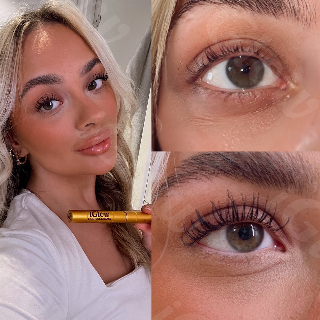 iGlow Lash Maximizer and iGlow Raspberry Under - eye Patches - iGlow Cosmetics